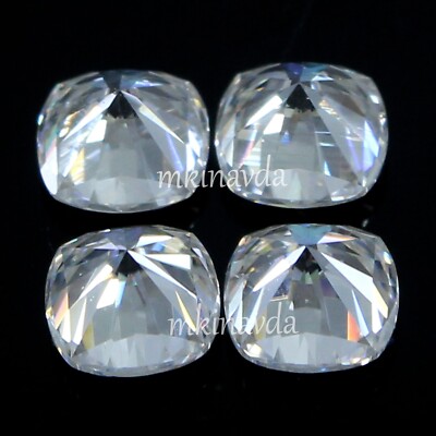 Paire De Diamants Taille Coussin 4x6 Mm Naturels Certifiés D VVS1 - 1.10 Ct