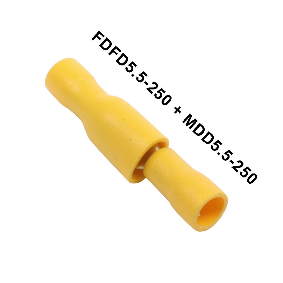 100PCS Insulated Electrical Wire Cable Terminal Crimp Connector Male Female Kit - Image 4 of 4