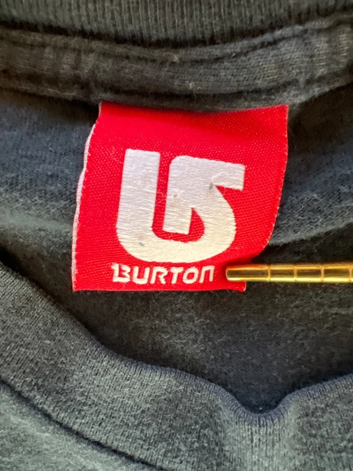 Camiseta Burton Mujer Negra Retro Estilo Vintage Gráfica Talla L Algodón Foto 3 de 4