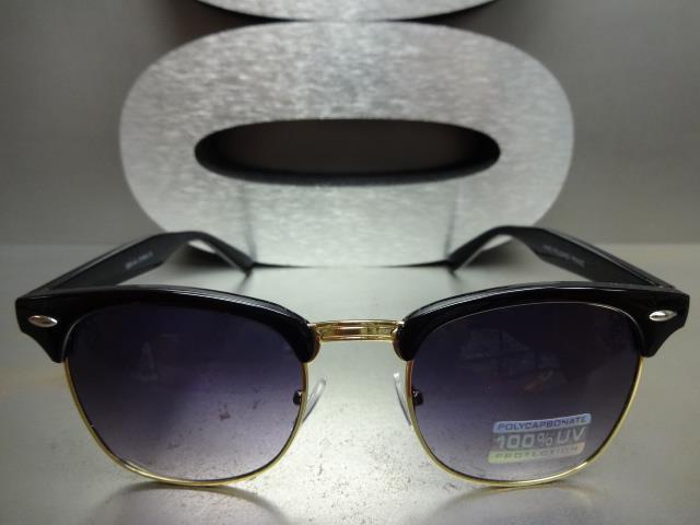 Occhiali Da Sole Vintage Anni 2000 Per Bambini, Rotondi, Blu, Specchiati, Lucidi, Dorati, Piccoli, Con Montatura In Metallo E Lenti In Plastica. - Italia - Foto 2