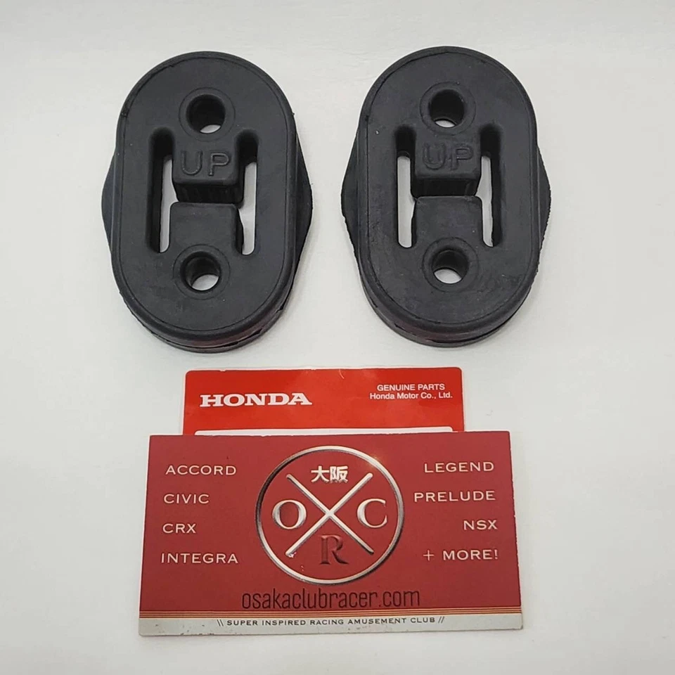 2X Colgador de escape de goma genuino OEM Honda Acura TSX 04-08 09-14 18215-S84-A20 Foto 3 de 4