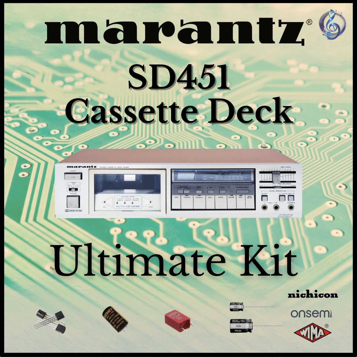 RSS リバーサル＆セリングストラテジー セミナーマニュアル Marantz SD451 Cassette Deck Ultimate Upgrade Kit Genuine Parts