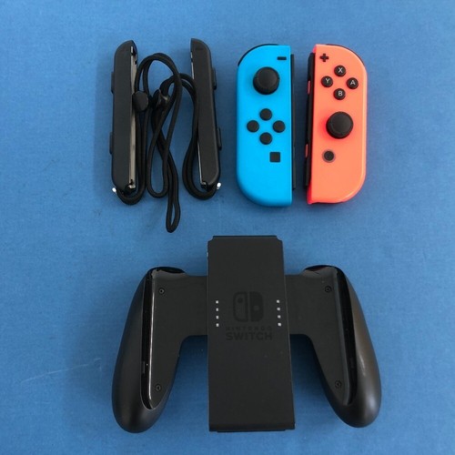 Nintendo Switch Red Blue Console HAC-001 w/ Joy Con + Dock + Charger 1day ship! - Picture 13 of 15