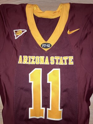 Arizona State Sun Devils ASU #11 Football Team Nike Game Used Worn