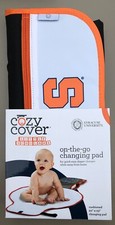 COZY COVER  Cuse Syracuse University Orange On-The-Go Changing Pad 20 x 23  SU
