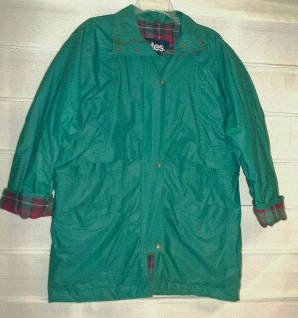 flannel lined rain coat