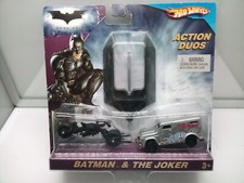 Hot Wheels  Action Duos  - 2 Pack Batman Dark Knight / Batman & The Joker Cars