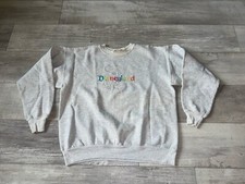 Vintage Disneyland crewneck embroidered Sweatshirt Size Medium Made In USA