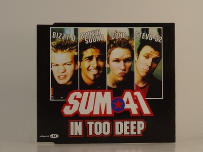SUM 41 IN TOO DEEP (H1) 4 Track CD Single including Picture Sleeve MERCURY