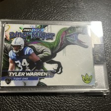 2025 Wild Card Dino Might Tyler Warren /10 Rare White 