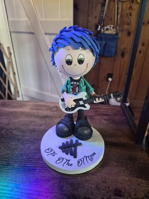 Foam Art of Michael Clifford from 5 seconds of summer