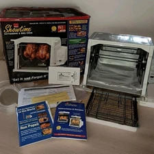 Ronco Showtime Platinum Rotisserie Oven Chicken,Turkey, Steaks!