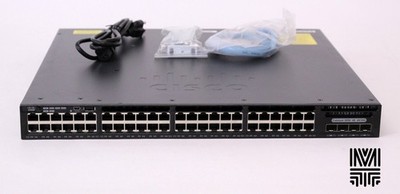 Cisco WS-C3650-48TQ-S Catalyst 3650 48 Port Data 4x10G Uplink IP Base, Tested.