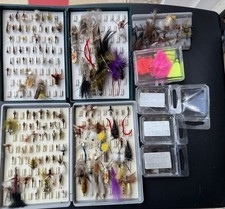 Large Fly Fishing Lot – Orvis Flies & Fly Boxes – 100+ Dry Nymph Streamer