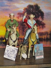 Hartland Roy Rogers Dale Evans Bullett with horses saddles hats guns hang tags