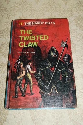 VINTAGE BOOK ''THE HARDY BOYS THE TWISTED CLAW'' by FRANKLIN W. DIXON ~ #18 HC VGC