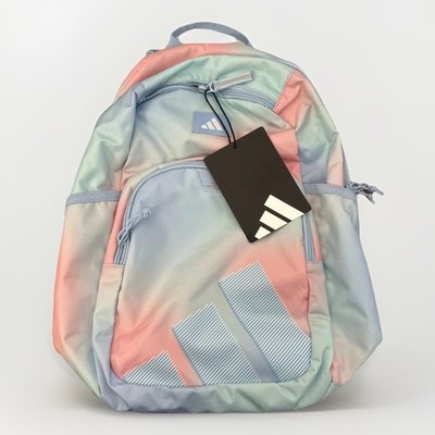 Adidas Midway Youth Soft Shell Backpack Blue Fits 15  Laptop