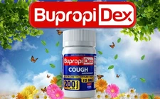 BupropiDex Cough suppressant 15 mg of Dextromethorphan antitussive - 100 Tablets
