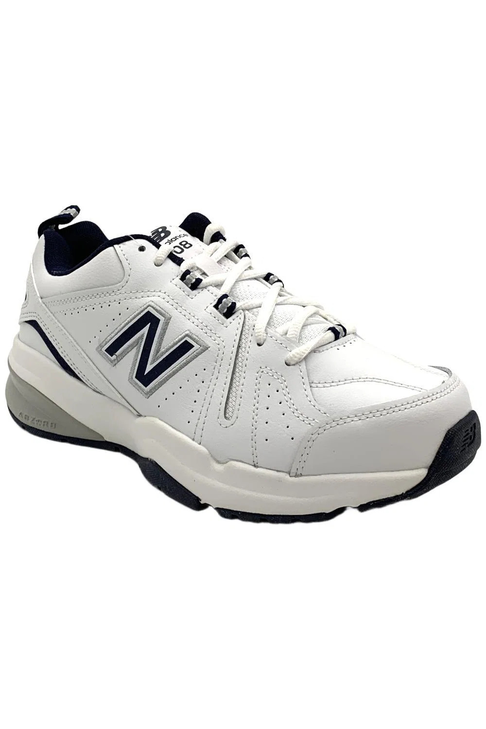 New Balance Men's 608 V5 Casual Trainer Sneaker Away White/Blue