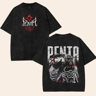 Penta El Zero M Vintage Washed T-Shirt | Wrestling Lucha Libre Skull Mask