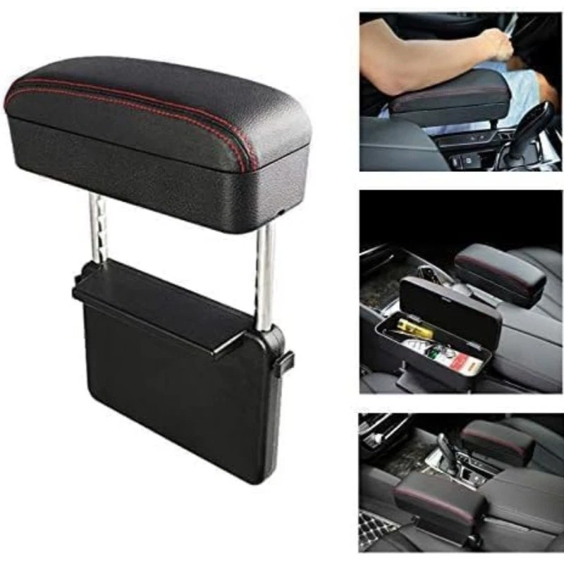 Caja de almacenamiento de reposabrazos de coche de EE. UU. organizador de relleno de huecos almohadilla de reposabrazos ajustable Foto 2 de 4