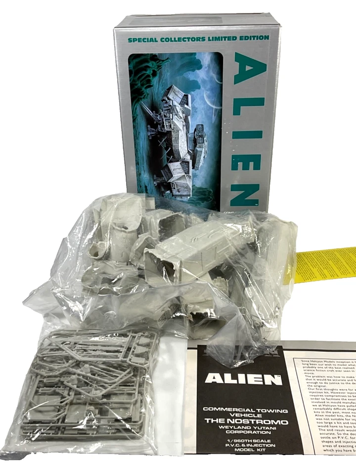 HALCYON ALIEN - The NOSTROMO SPACESHIP Model Kit PVC, 1:960 Scale, #HT03, NIB - Image 2 of 4