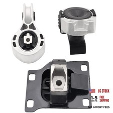 Engine Motor and Transmission Mount Kit Compatible with 2008-2011 Focus 2.0L