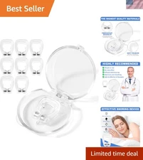 Discreet Anti Snoring Nose Clips - Soft Silicone, Reusable & Perfect for Travel