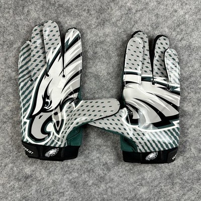 NIKE AUTHENTIC VAPOR JET 2.0 FOOTBALL GLOVES PHILADELPHIA EAGLES