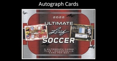 Leaf Ultimate Soccer 2022 - Numbered Autograph (Auto) Cards