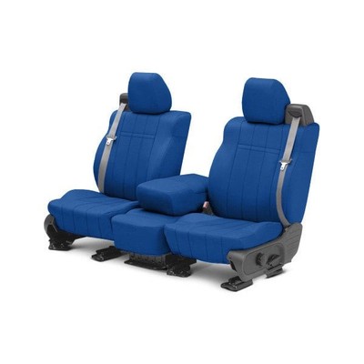 For Ford Explorer 20-24 CalTrend NeoSupreme 1st Row Blue Custom Seat Covers