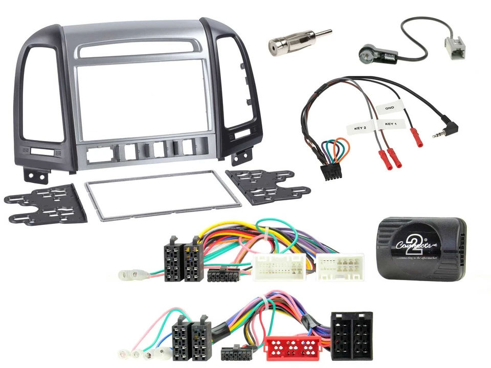 ESX 2DIN DAB USB Lenkrad Bluetooth Autoradio für Hyundai SantaFe 2010-2012 4 Sch - Bild 3 von 4
