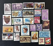 Lot de 25 timbres anciens des USA années diverses - Stamps - D93