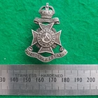 WW1 21st County of London Regiment 1st Surrey Rifles Officers Silver Cap Badge