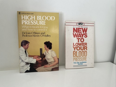 #ad High Blood Pressure Dr Eoin O#x27;Brien Prof. Kevin O#x27;Malley x 2 Books AU $29.99