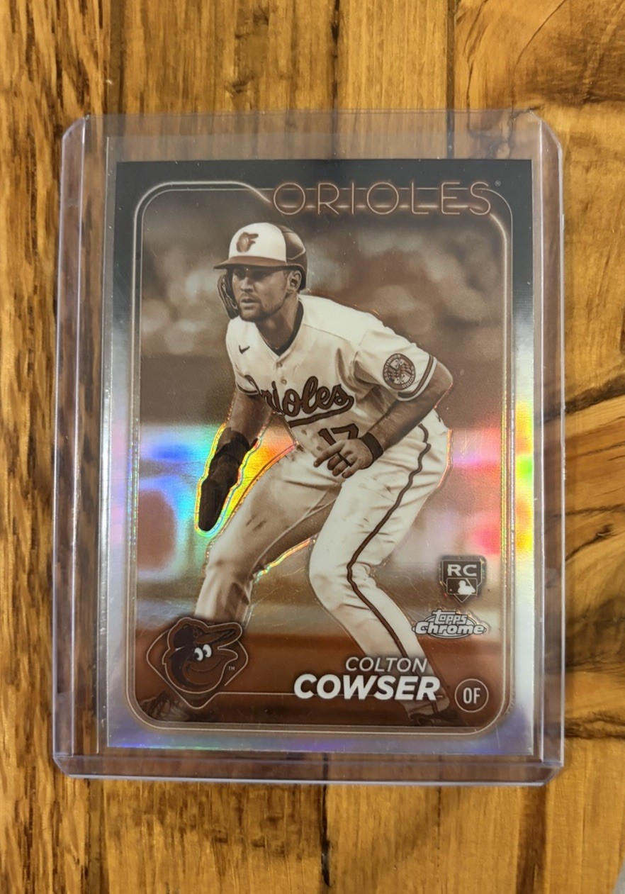 2024 Topps Chrome - Colton Cowser #278 Sepia Refractor (RC)