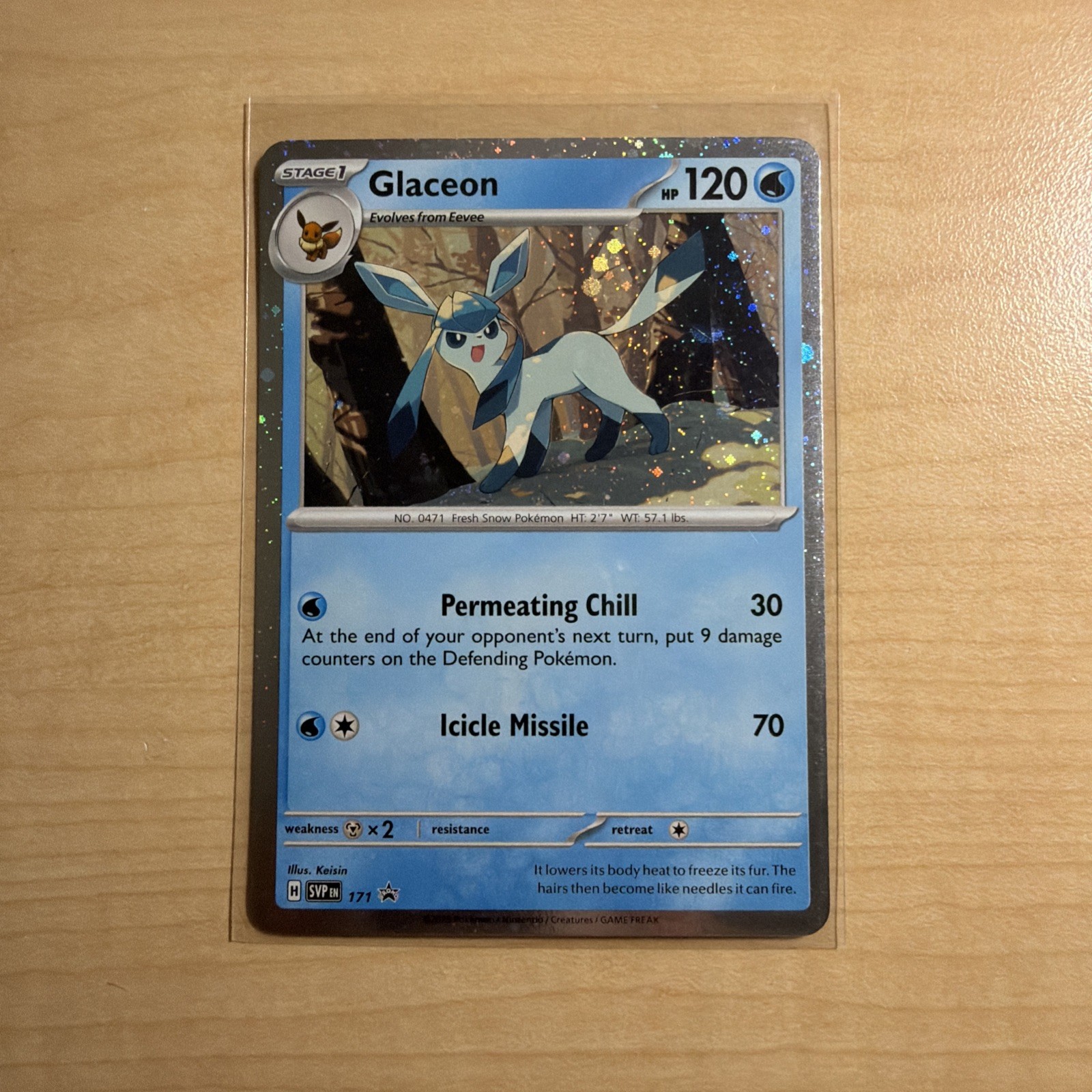 Glaceon - (Cosmos Holo)  SV: Scarlet & Violet Promo Cards 171 NM Pokémon TCG