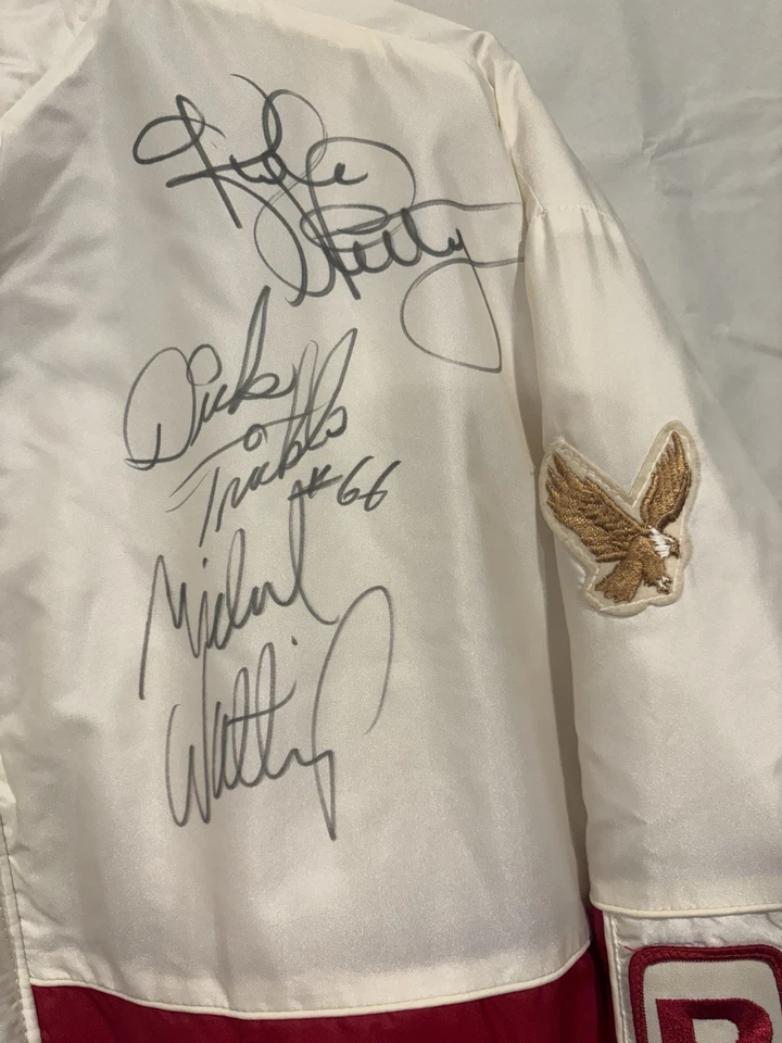 Chaqueta de carreras Daytona Winston Cup Series para hombre XL bordada firmada 5X pilotos Foto 4 de 4