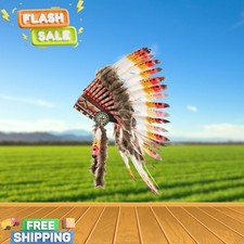 Feather Headdress, Native American Inspired Design, Multiple Color Options