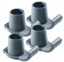 4 Pack Walker Skis Glides – Fits Most Folding Walkers, Easy Glide for Seniors