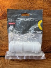 Flomasta Isolation Valve 22mm - Slotted - Push-fit - New Unused