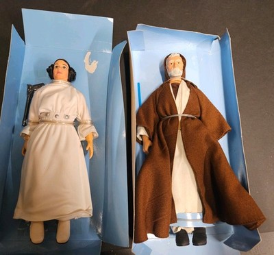 12-inch Star Wars figures Kenner Collector SeriesPrincess Leia & Obi-Wan Kenobi
