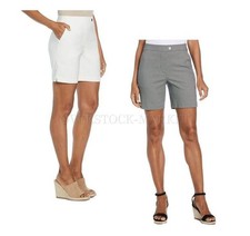NEW WOMEN'S RAFAELLA COMFORT STRETCH PULL ON STYLING STRETCH SHORT VARIETY