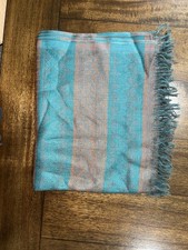 Striped Fringe - Multicolor Lightweight Shawl