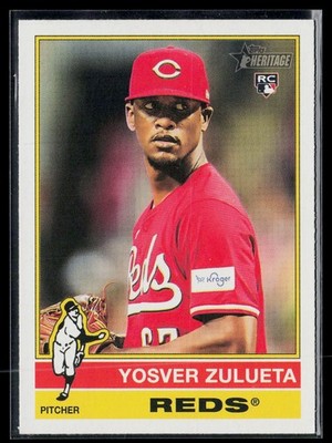 2025 Topps Heritage YOSVER ZULUETA RC #132 Cincinnati Reds