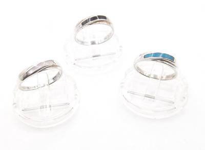 Choice of Inlay Styled .925 Sterling Silver Ring ... R40