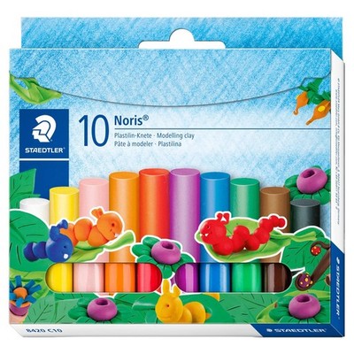 STAEDTLER Noris Plastilin-Knete 10er Set Modelling Clay