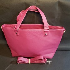 Thirty-One 31 Jewell Purple Pebble Over The Shoulder Purse City Chic Tote Bag