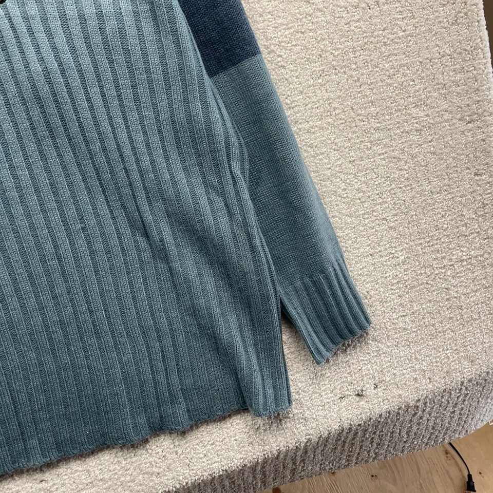 Y2K FUBU Platinum Junkyard Jazz Fat Albert Mens XXL Knit Mock neck sweater Blue - Image 4 of 4