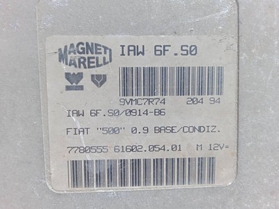 7780555 ECU-MOTORSTEUERGERÄT UCE MOTORSTEUERGERÄT / 6160205401 / IAW6F.S0 / 2772